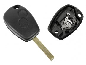 Ersatzschlüsselgehäuse mit 2 Tasten, RENAULT OPEL DACIA