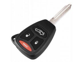 Náhradný obal kľúča 4-tlačítkový, JEEP GRAND CHEROKEE, CHRYSLER (CY24)