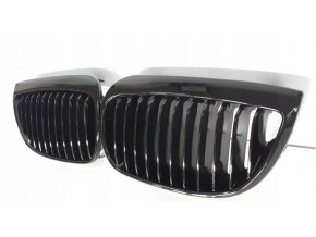 Predná maska, ľadvinky, mriežky BMW 1 E87 E81 E82 (04-07) - súprava L+P