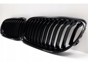 Frontmaske, Nieren, Grills BMW 3 E90 08-12 (08-12) schwarz glänzend