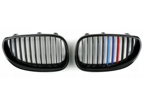 Frontmaske, Nieren, Grills BMW 5 E60 (03-) Tricolor ///M - Set L+P