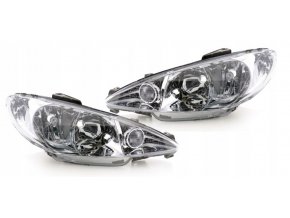Predné svetlá Peugeot 206 (02-) L+P DEPO