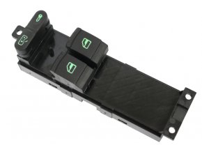 ŠKODA Fabia Octavia Fensterheberschalter (grüne Hintergrundbeleuchtung) – 1J3959857