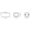 INOX 5814 Auspuffrohr 170x95x67mm Diffusor BASS