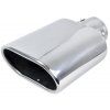 INOX 7373 Exhaust pipe end cap 215x136x80mm