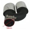 INOX 75449 Exhaust pipe connector 250x185x58mm AUDI - 2pcs