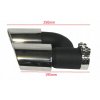 INOX 75449 Auspuffblende 250x185x58mm AUDI - 2 Stk