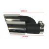 INOX 75449 Exhaust pipe connector 250x185x58mm AUDI - 2pcs