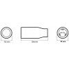 INOX MT 018 Exhaust pipe connector 204x102mm