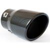 INOX MT007C Exhaust pipe end cap 150x90x90mm (carbon)