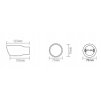 INOX MT017BLC Koncovka výfuku 125x75mm - NEO CHRÓM