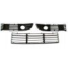 Front bumper grille / centre + L + P / set, Volkswagen VW Passat B5