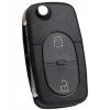 Replacement key cover 2-button, AUDI VW (HU66) + Battery