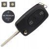 Replacement key cover 2-button, AUDI VW (HU66) + Battery