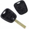 Spare key cover 2-button, PEUGEOT 206 207 307 406 407