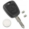 Náhradný obal kľúča 2-tlačítkový, PEUGEOT 206 207 307 406 407