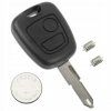Spare key cover 2-button, PEUGEOT 206 207 307 406 407