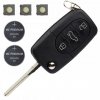 Ersatzschlüsseletui 3-Tasten AUDI (HU66) + Batterie