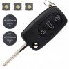 Spare key cover 3-button AUDI (HU66) + Battery