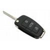 Spare key cover 3-button, AUDI (HU66) - 4F0837220R / 8P0837220D
