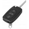 Replacement key cover 3-button, AUDI A3 A4 A6 A8 TT (HU66)