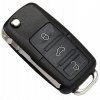 Replacement key cover 3-button, VW ŠKODA SEAT (HU66) + Battery