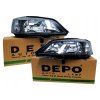 Front lights Opel Astra II G (98-09) H7+HB3 L+P DEPO