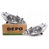 Front lights Peugeot 307 (01-05) L+P DEPO