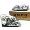 Front lights TOYOTA COROLLA E12 (02-04) L+P DEPO