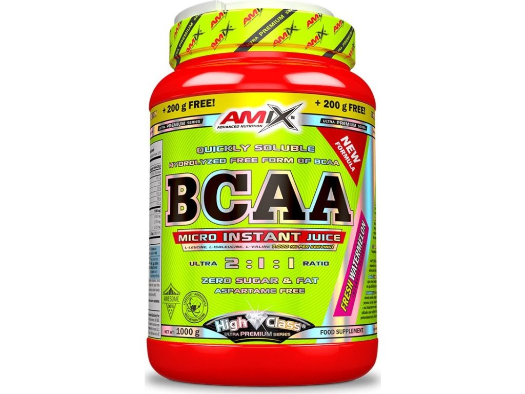 Amix BCAA Micro Instant (Balení(g) 1000g, Příchuť Black Cherry)