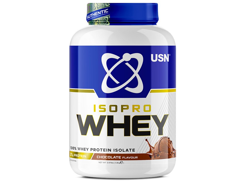 USN IsoPro 100% Whey Protein Isolate 1800 g (Příchuť vanilka)