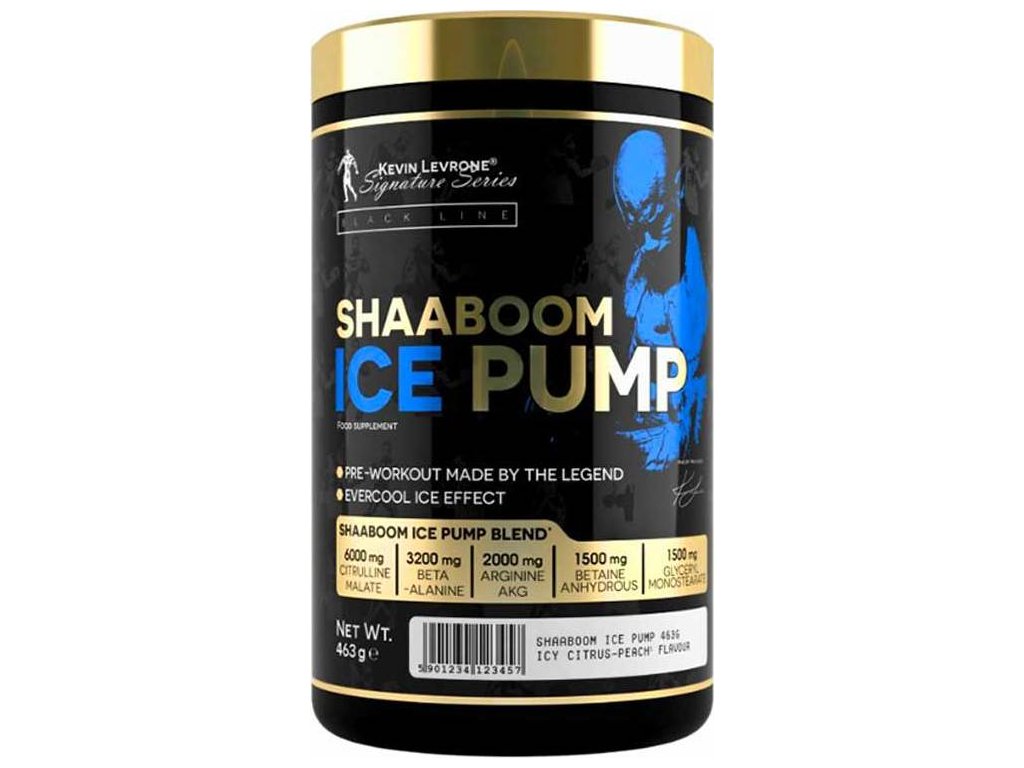 Kevin Levrone Shaaboom Ice Pump 463 g (Příchuť ostružina-ananas)