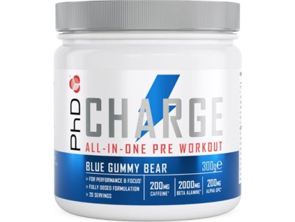 Charge Pre-Workout 300 g (Varianta blue gummy bear)
