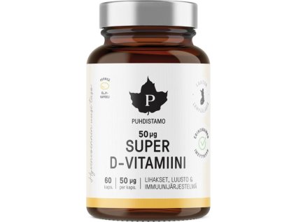 Super Vitamin D 2000IU 60 kapslí