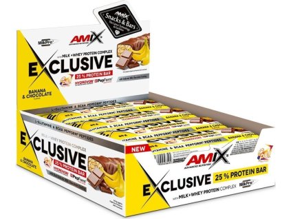Amix Exclusive Protein Bar (Balení(g) 12x85g, Příchuť Carribean Punch)
