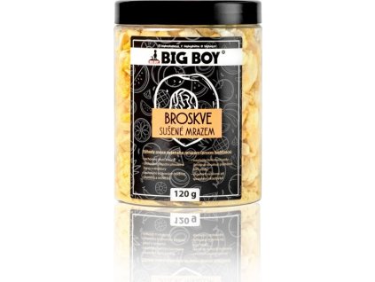 BIG BOY Broskve plátky lyofilizované, 120g