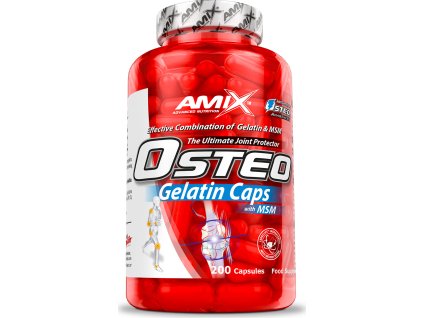 Amix Osteo Gelatin + MSM (Balení 200cps)