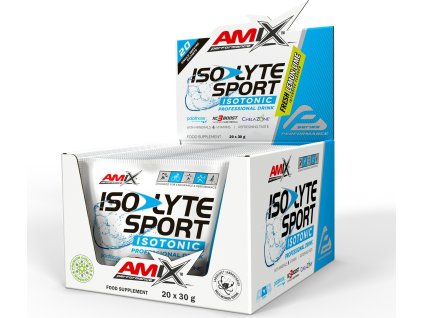 Amix Isolyte Sport Drink (Balení(g) 20x30g, Příchuť Lemon-Lime)