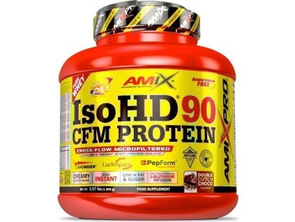 Amix IsoHD 90 CFM Protein (Příchuť Double Dutch Chocolate, Balení(g) 1800g)