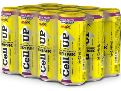 CellUP PreWorkout Drink (Příchuť Cherry - Berry, Balení (ml) 12x500ml)