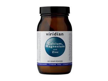 Viridian Calcium Magnesium with Zinc 100 g (Vápník, Hořčík a Zinek)