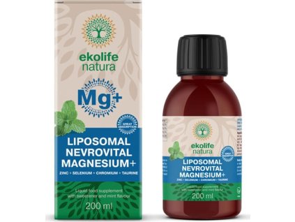 Ekolife Natura Liposomal Magnesium+ 200 ml (Lipozomální hořčík)