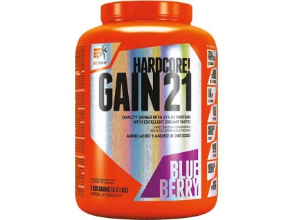 Extrifit Hardcore Gain 21 3000 g (Příchuť vanilka)