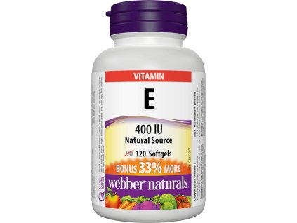 Webber Naturals E 400 IU 120 tob