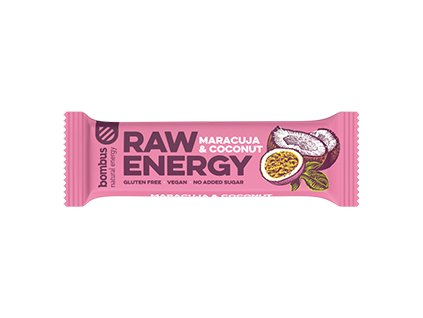 Bombus Raw Energy 50 g (Příchuť marakuja-kokos)