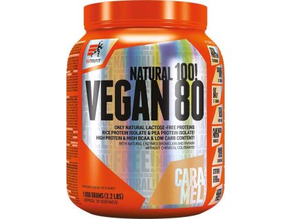 Extrifit Vegan 80 1000 g (Příchuť karamel)
