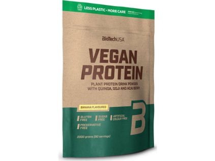 BioTech Vegan Protein 2000 g (Příchuť káva)