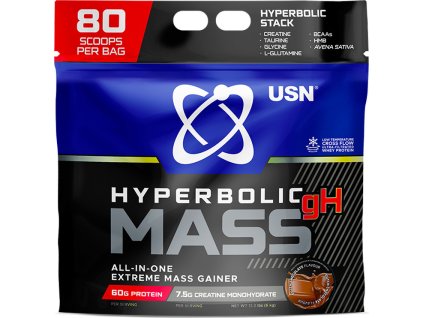 USN Hyperbolic Mass 6000 g (Příchuť čokoláda)