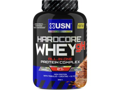 USN Hardcore Whey gH 2000 g (Příchuť čokoláda)