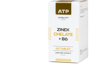 ATP Vitality Zinek Chelate + B6 60 tbl